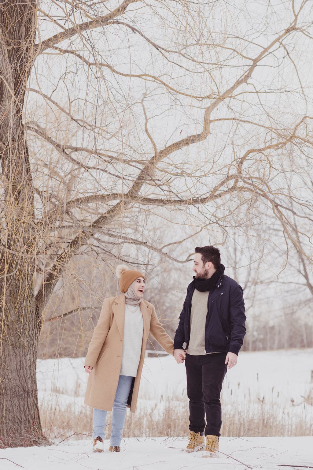 Noor&amp;ali winter kanata couple shoot 5