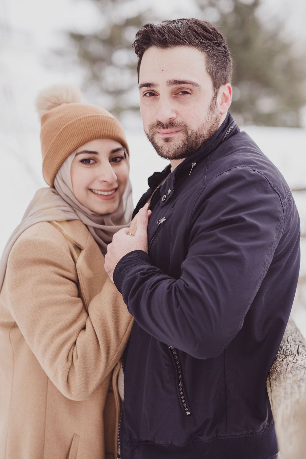 Noor&amp;ali winter kanata couple shoot 66