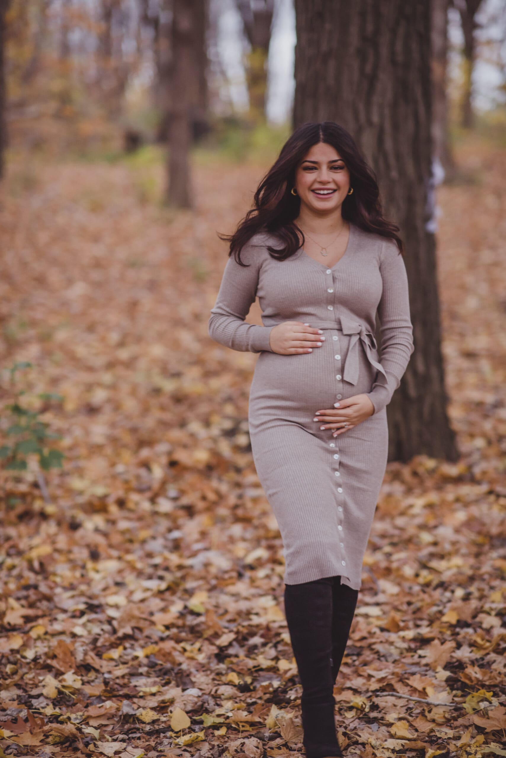 maternity photo session fall