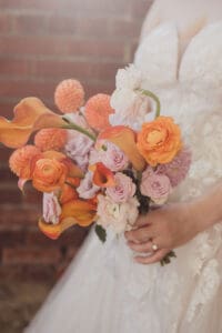 Orange art gallery september wedding 33