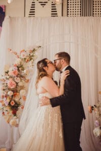 Orange art gallery september wedding 41