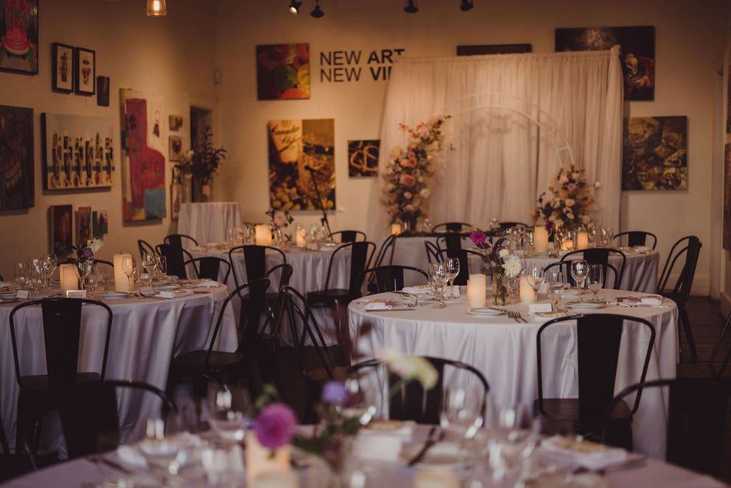 Orange art gallery september wedding 45